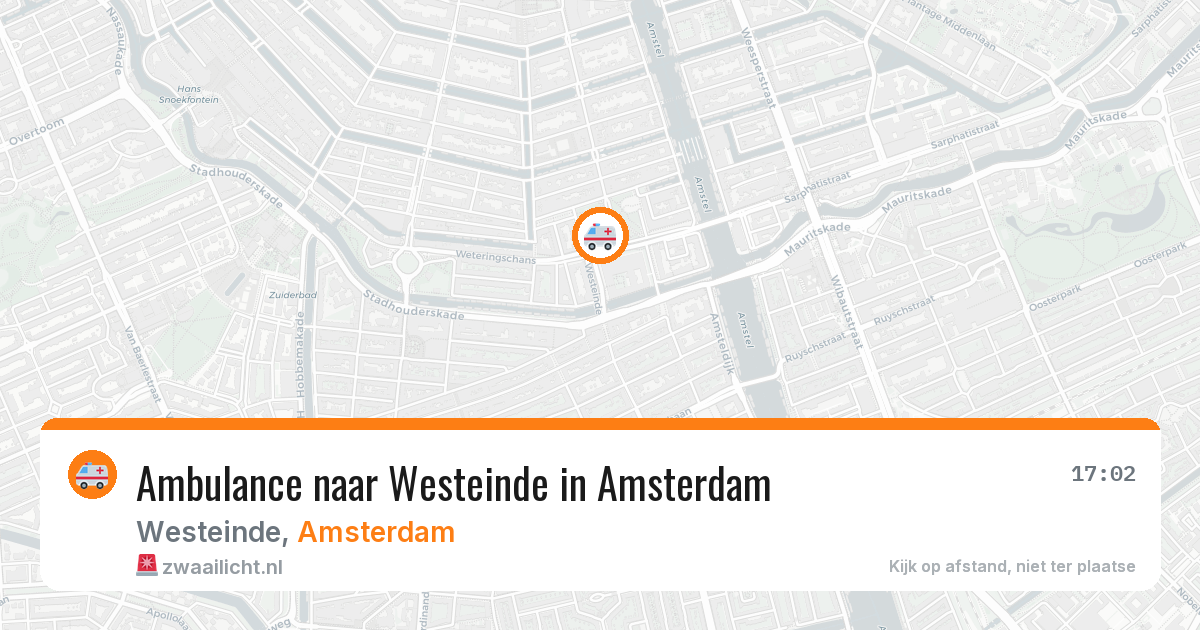 Ambulance naar Westeinde in Amsterdam — 5 mei 2026