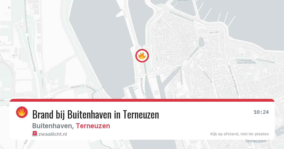 Brand bij Buitenhaven in Terneuzen — 7 aug 2026