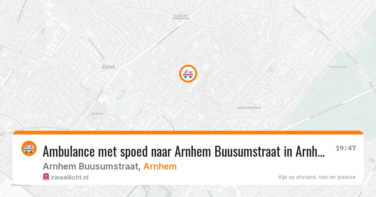 Ambulance met spoed naar Arnhem Buusumstraat in Arnhem — 1 feb 2026