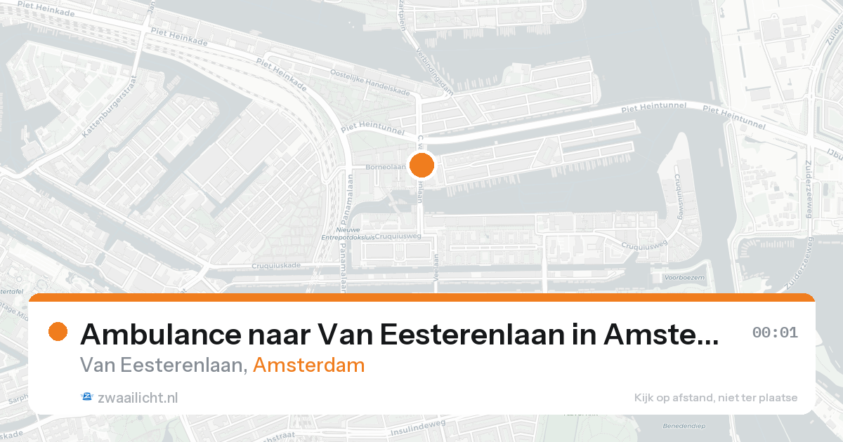 Ambulance naar Van Eesterenlaan in Amsterdam — 30 jan 2026