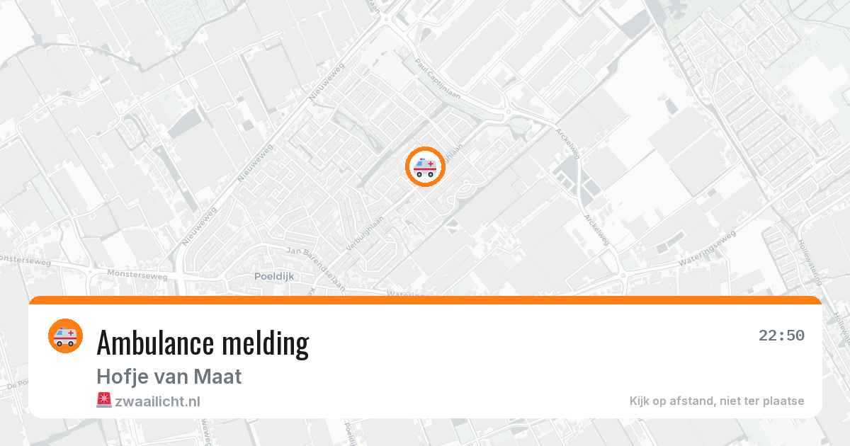 Ambulance melding — 29 jun 2026
