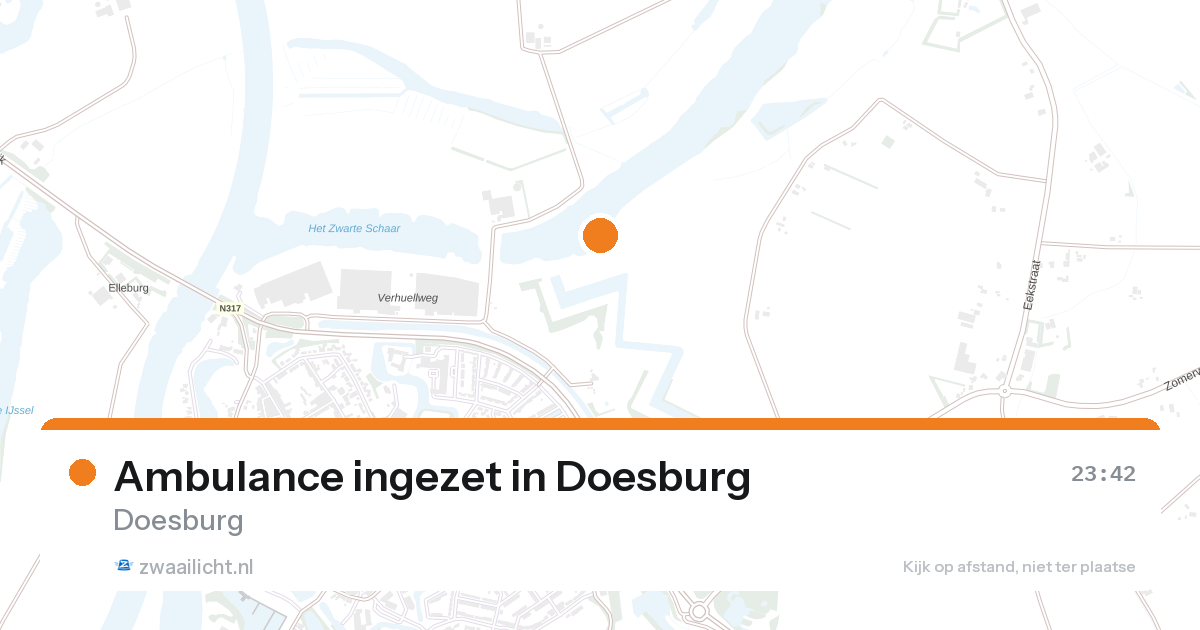 Ambulance ingezet in Doesburg — 26 aug 2026