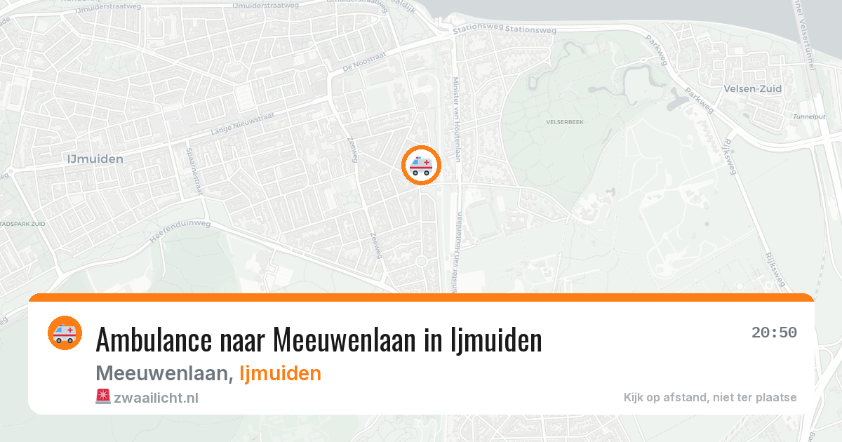 Ambulance naar Meeuwenlaan in Ijmuiden — 27 jul 2026