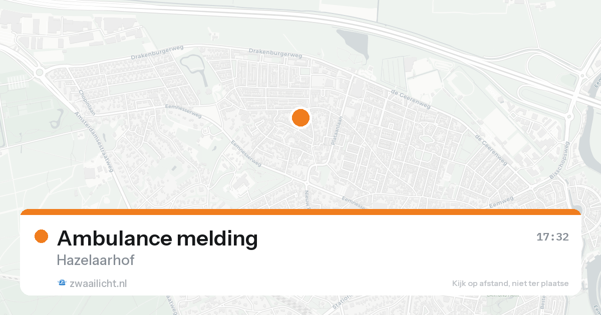 Ambulance melding — 7 feb 2026