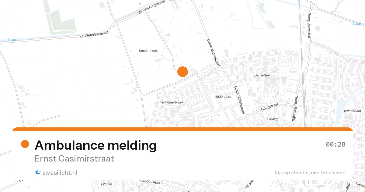 Ambulance melding — 6 feb 2026