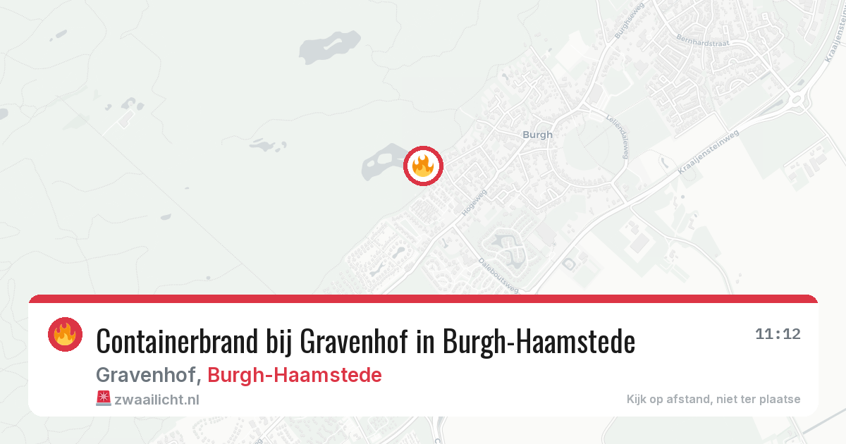 Containerbrand bij Gravenhof in Burgh-Haamstede — 5 jul 2026