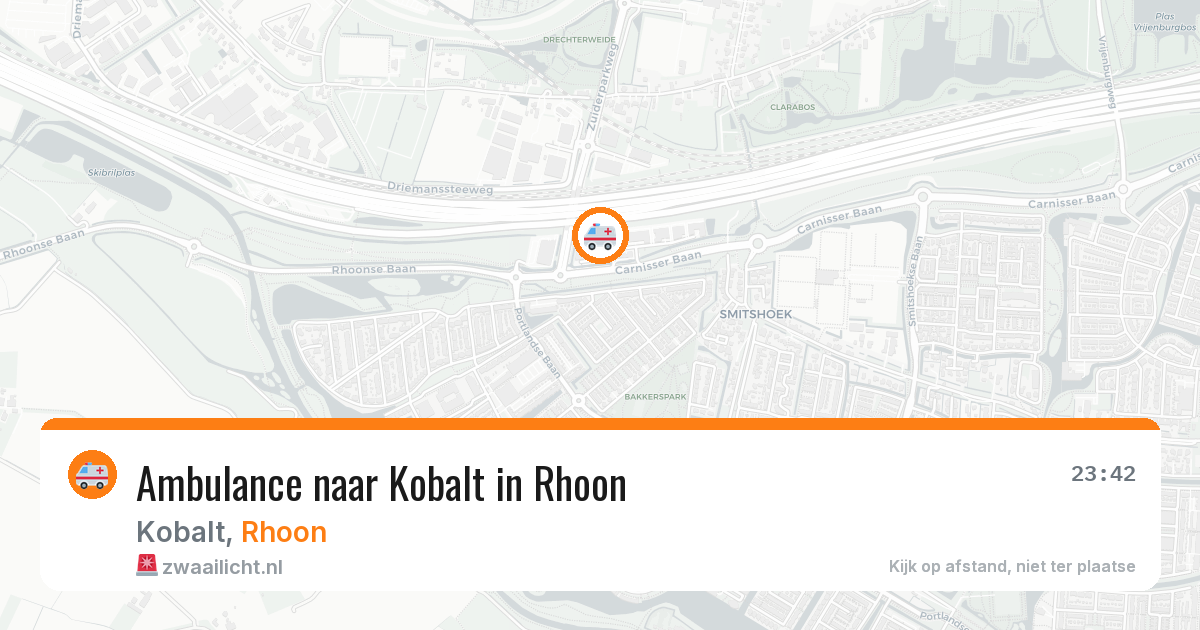 Ambulance naar Kobalt in Rhoon — 27 mrt 2026