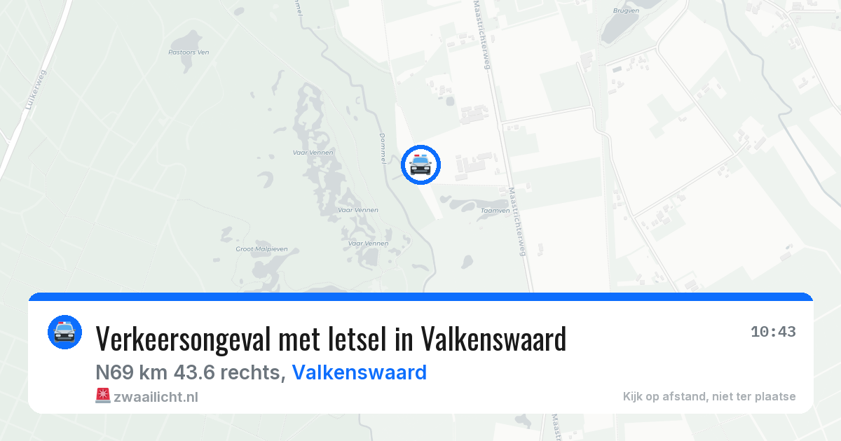 Verkeersongeval met letsel in Valkenswaard — 25 jun 2026