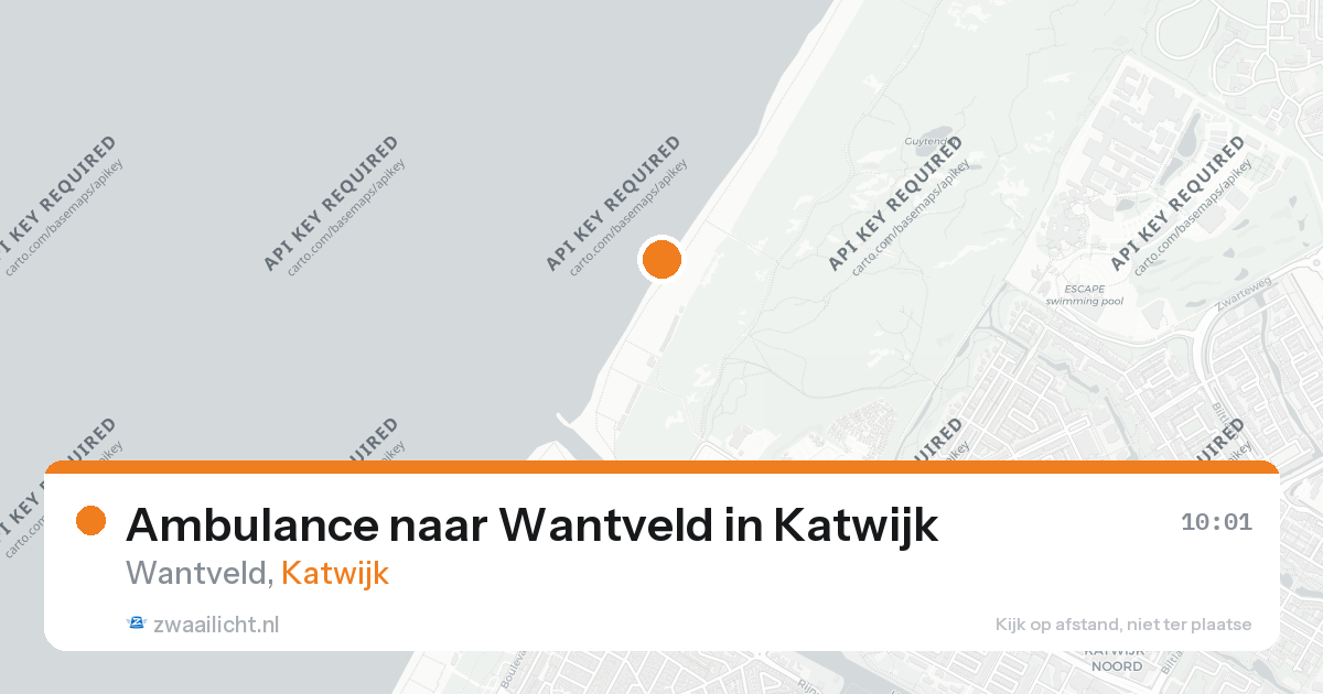 Ambulance naar Wantveld in Katwijk — 24 jul 2026