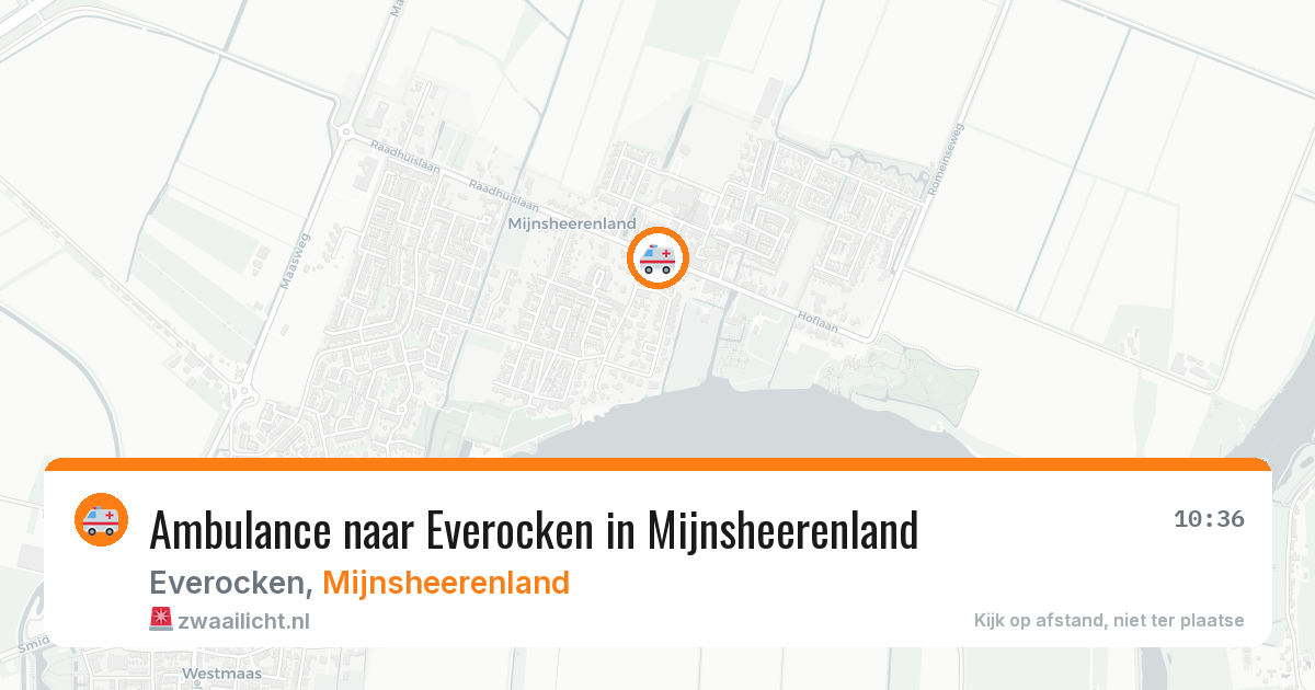 Ambulance naar Everocken in Mijnsheerenland — 23 feb 2026