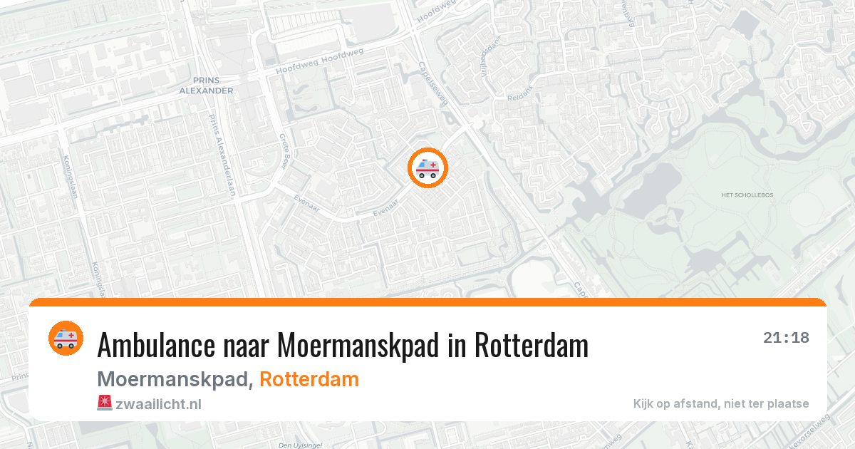 Ambulance naar Moermanskpad in Rotterdam — 8 jul 2026