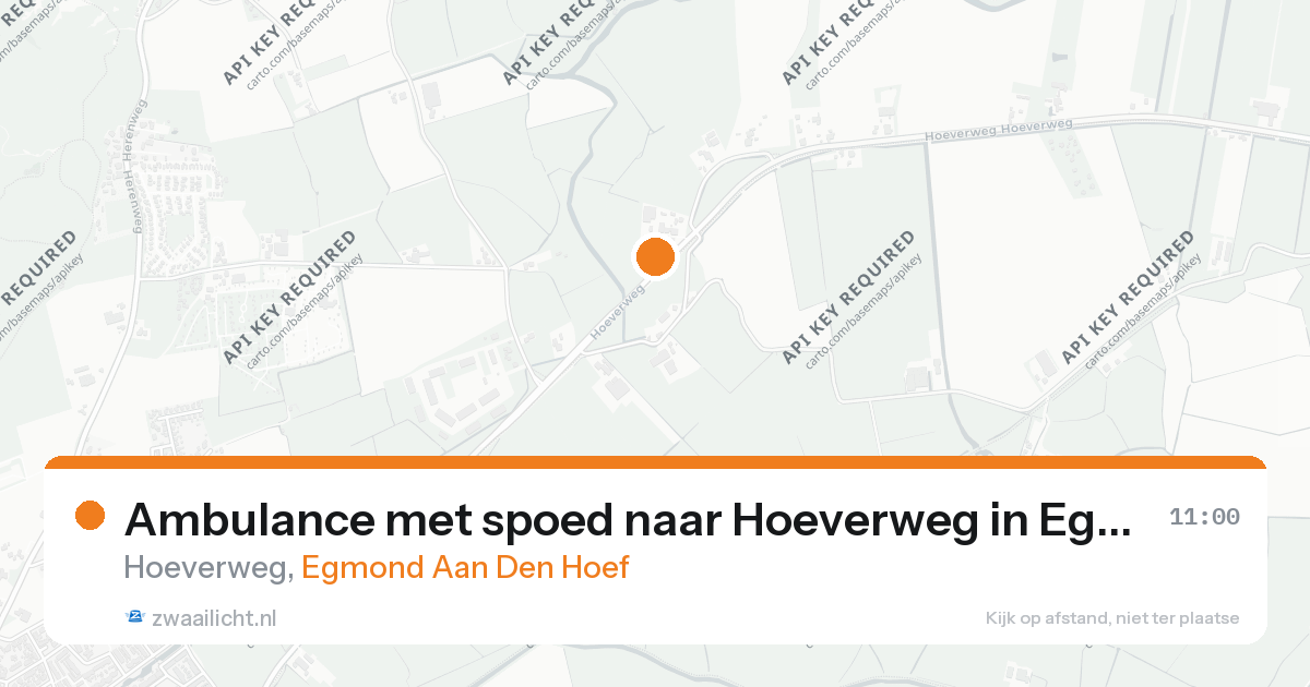 Ambulance met spoed naar Hoeverweg in Egmond Aan Den Hoef — 23 aug 2026