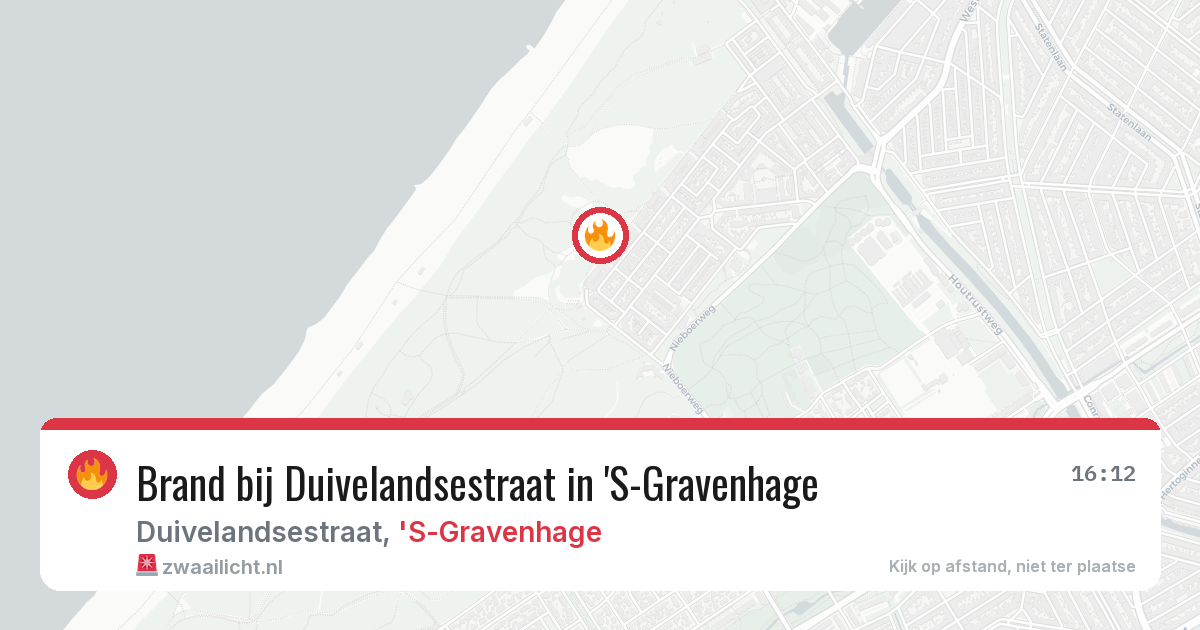 Brand bij Duivelandsestraat in 'S-Gravenhage — 27 mei 2026