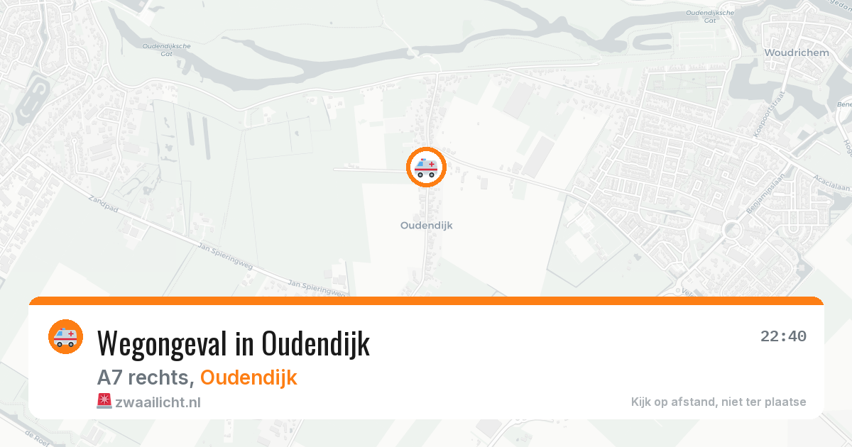 Wegongeval in Oudendijk — 3 feb 2026