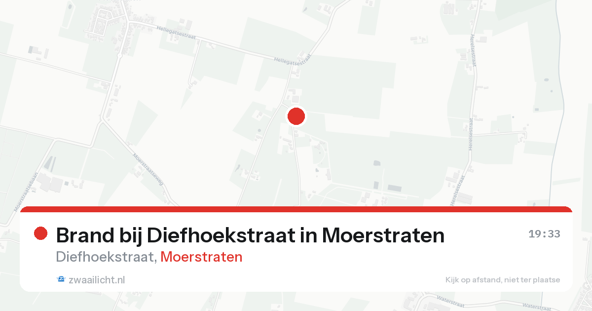 Brand bij Diefhoekstraat in Moerstraten — 17 aug 2026