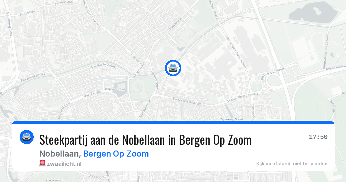 Steekpartij aan de Nobellaan in Bergen Op Zoom — 8 jul 2026