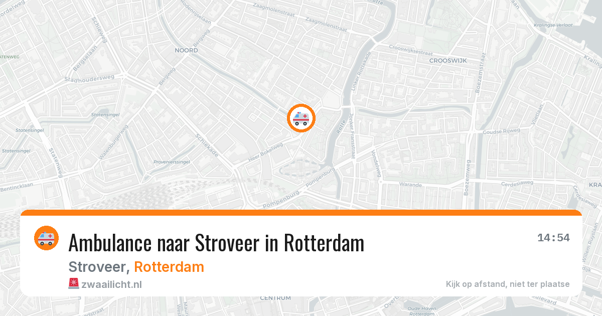 Ambulance naar Stroveer in Rotterdam — 30 jun 2026