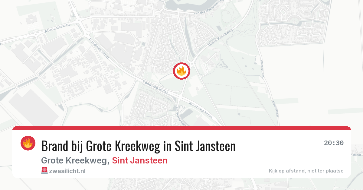 Brand bij Grote Kreekweg in Sint Jansteen — 3 apr 2026