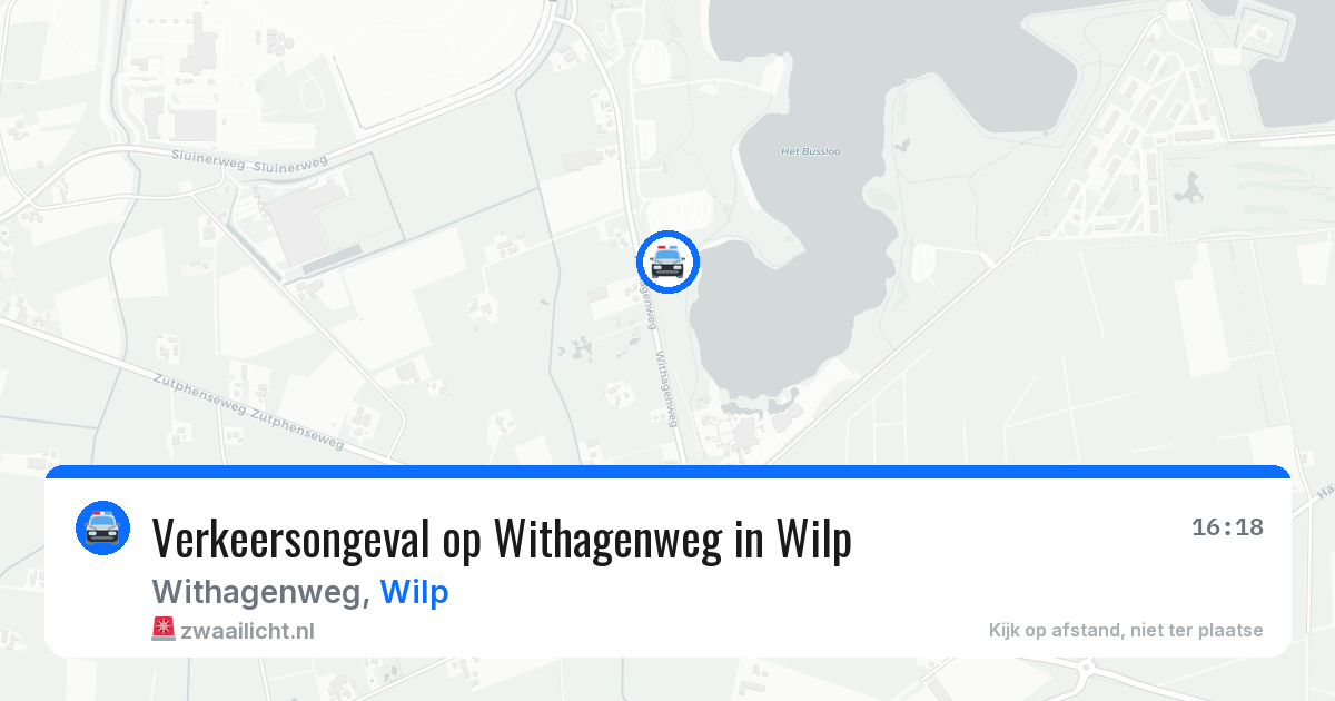 Verkeersongeval op Withagenweg in Wilp — 3 aug 2026