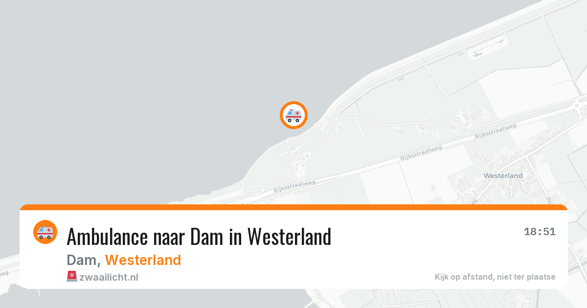 Ambulance naar Dam in Westerland — 21 mei 2026
