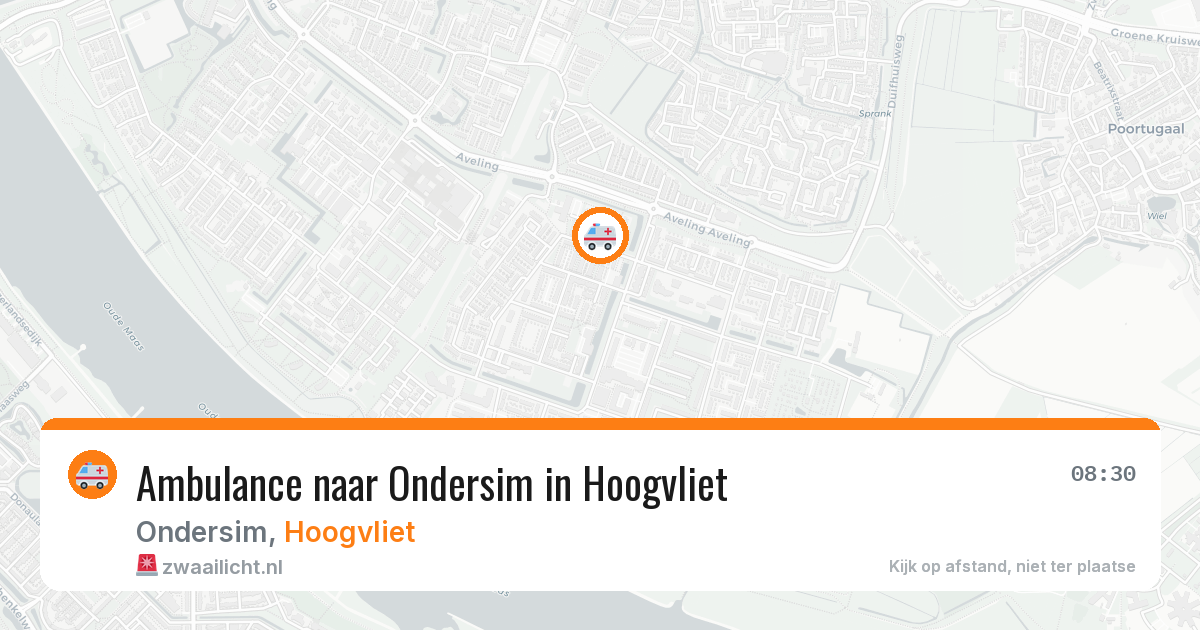 Ambulance naar Ondersim in Hoogvliet — 9 feb 2026