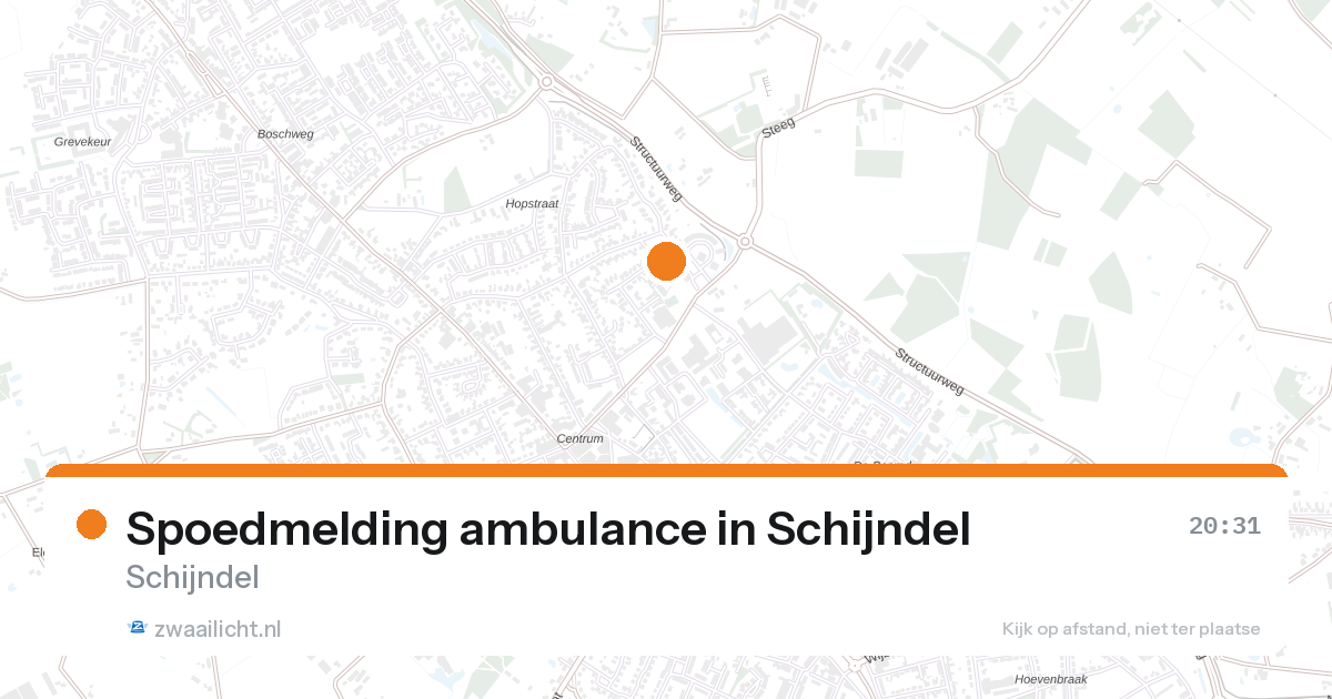 Spoedmelding ambulance in Schijndel — 27 aug 2026