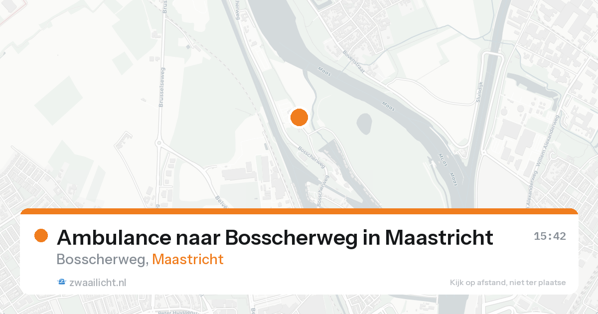 Ambulance naar Bosscherweg in Maastricht — 22 aug 2026