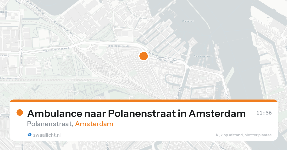 Ambulance naar Polanenstraat in Amsterdam — 25 aug 2026
