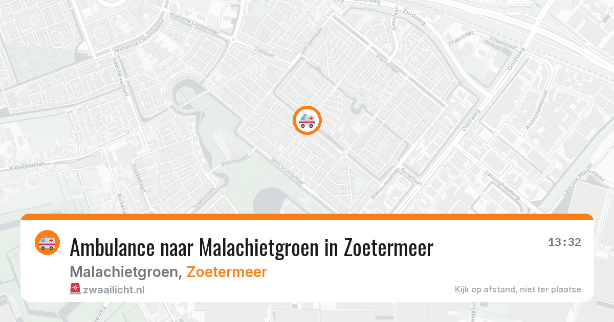 Ambulance naar Malachietgroen in Zoetermeer — 17 jul 2026