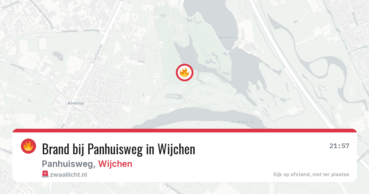Brand bij Panhuisweg in Wijchen — 29 mei 2026