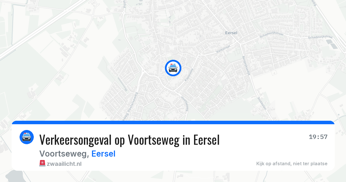 Verkeersongeval op Voortseweg in Eersel — 24 mei 2026