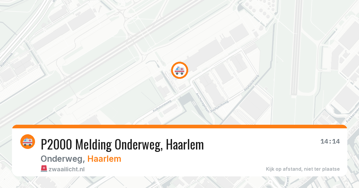P2000 Melding Onderweg, Haarlem — 31 jul 2026