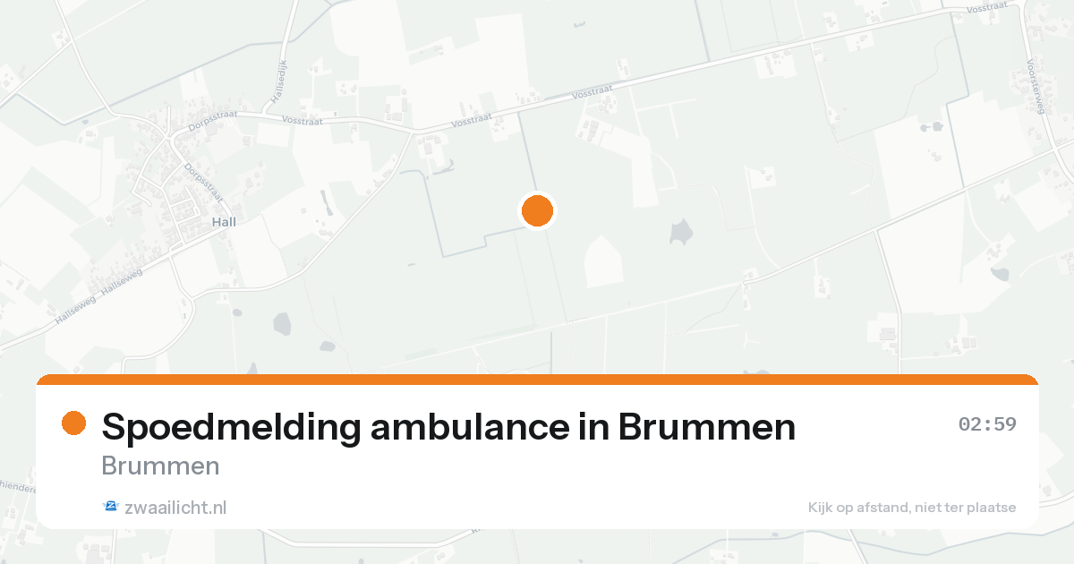 Spoedmelding ambulance in Brummen — 18 aug 2026