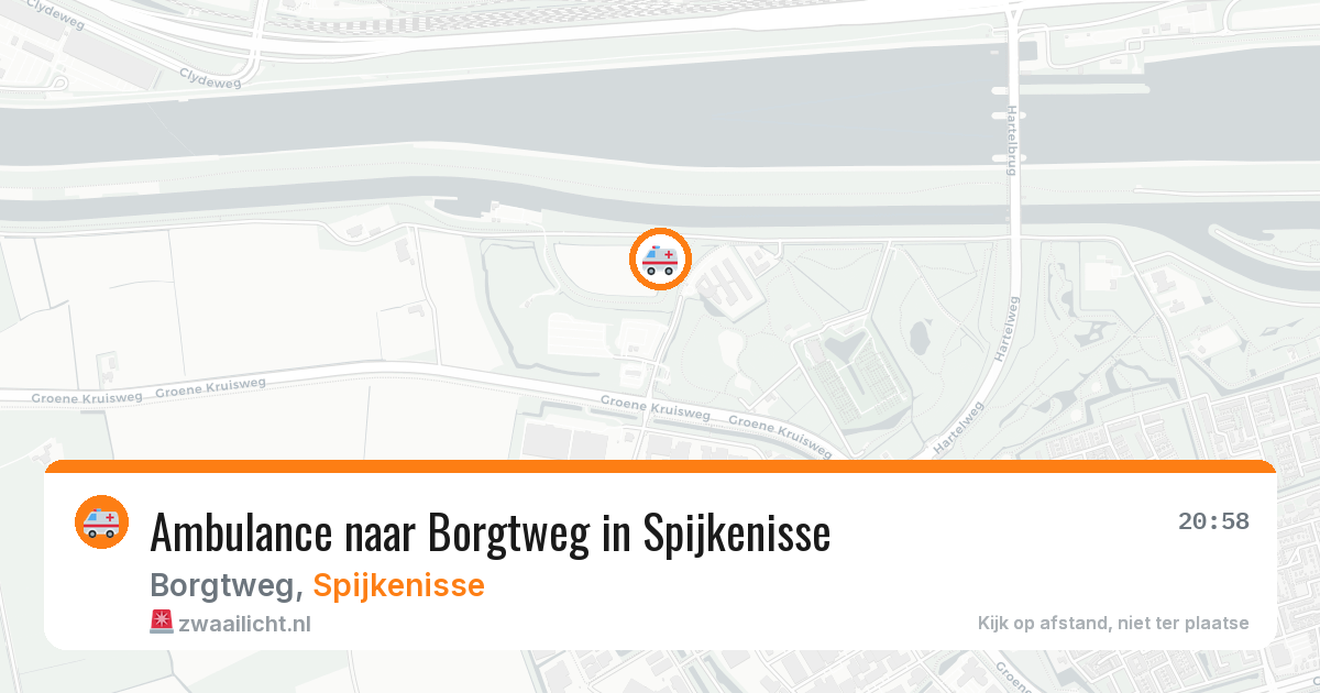 Ambulance naar Borgtweg in Spijkenisse — 22 jun 2026