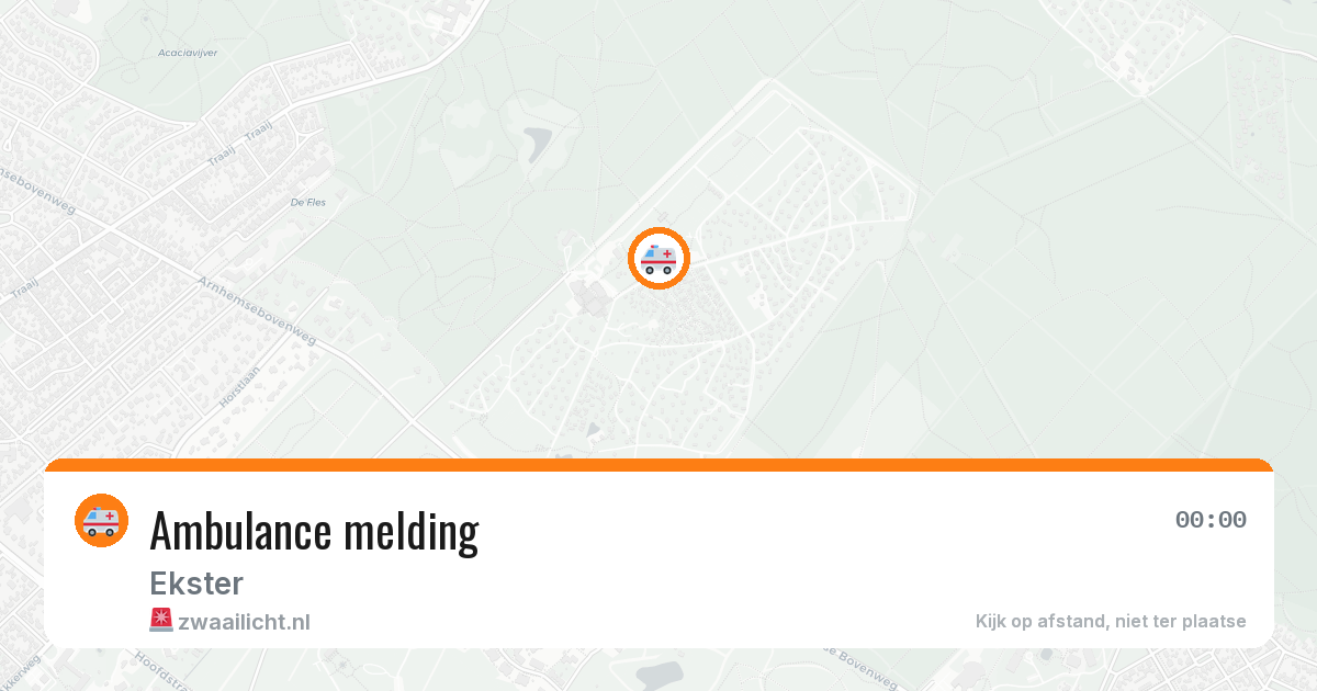 Ambulance melding — 28 jan 2026