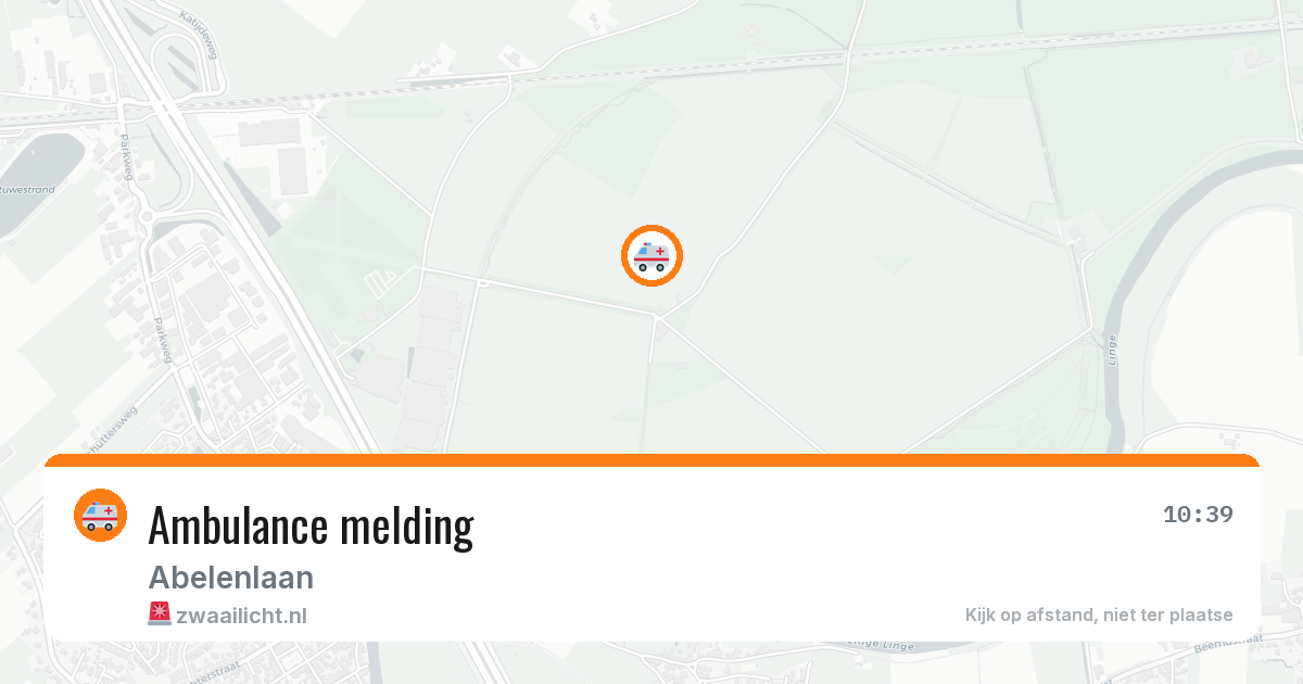 Ambulance met spoed naar Abelenlaan in 2935SB — 1 feb 2026