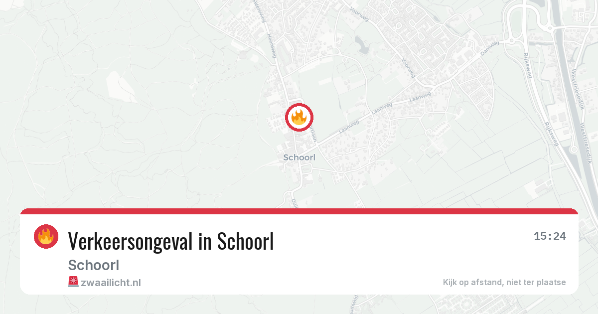 Verkeersongeval in Schoorl — 5 jul 2026
