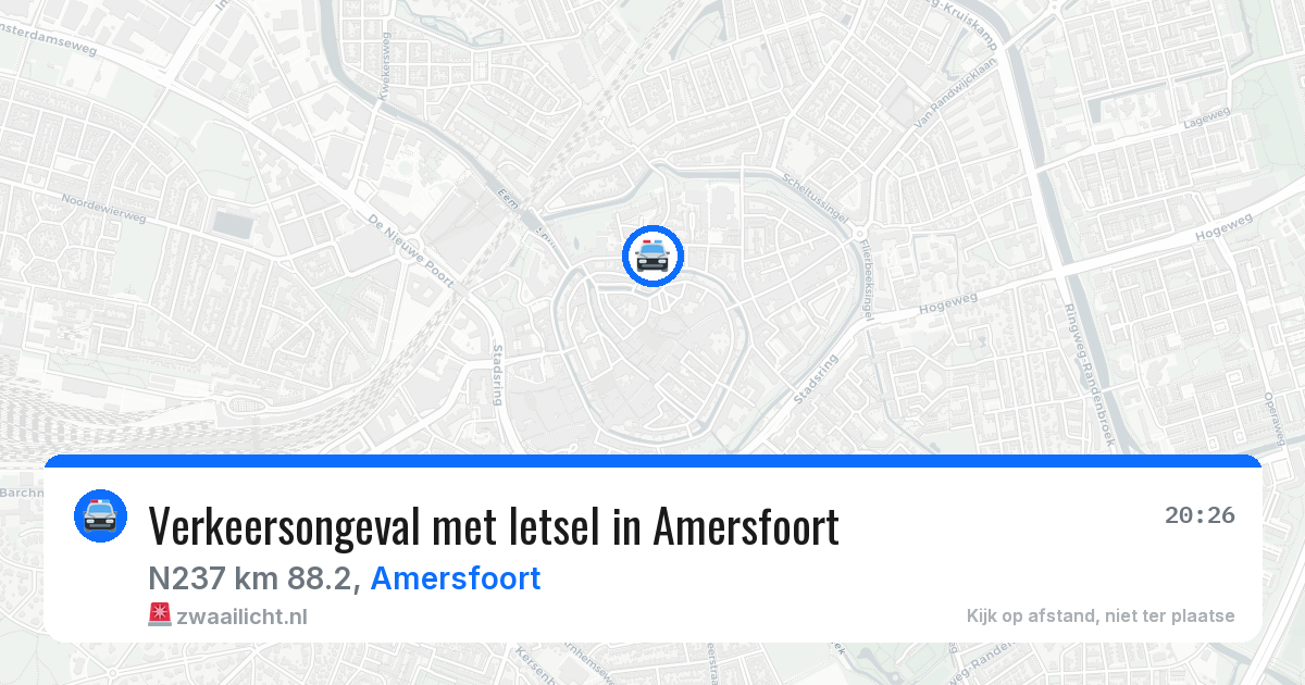 Verkeersongeval met letsel in Amersfoort — 21 mei 2026