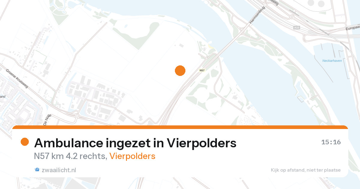 Ambulance ingezet in Vierpolders — 27 aug 2026