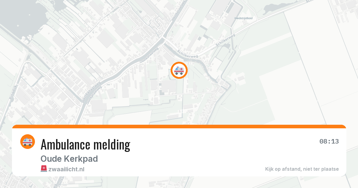 Ambulance melding — 7 jul 2026