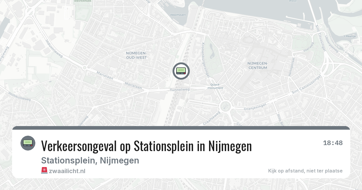 Verkeersongeval op Stationsplein in Nijmegen — 26 mei 2026