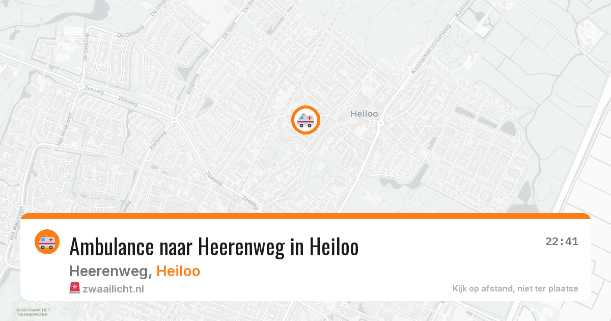 Ambulance naar Heerenweg in Heiloo — 24 mei 2026
