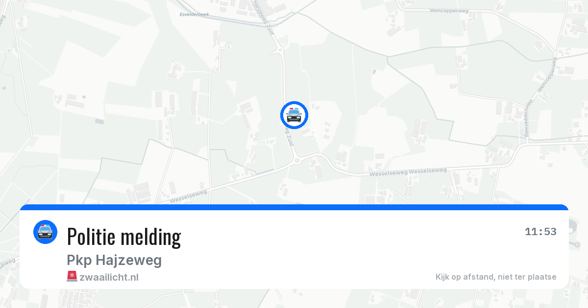 Politie melding — 3 jul 2026