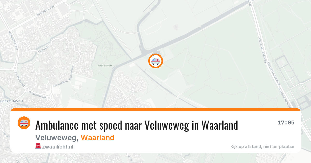 Ambulance met spoed naar Veluweweg in Waarland — 20 jan 2026