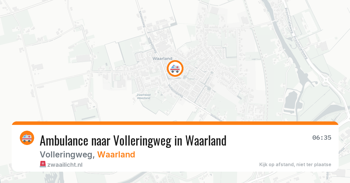 Ambulance naar Volleringweg in Waarland — 31 mei 2026