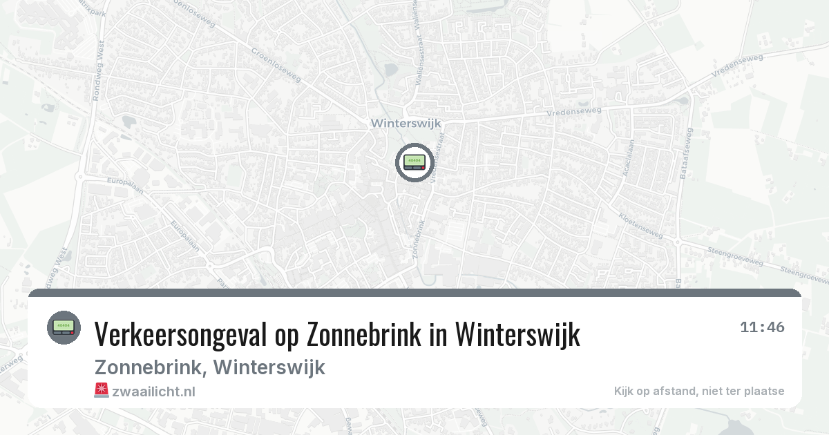 Verkeersongeval op Zonnebrink in Winterswijk — 29 mei 2026