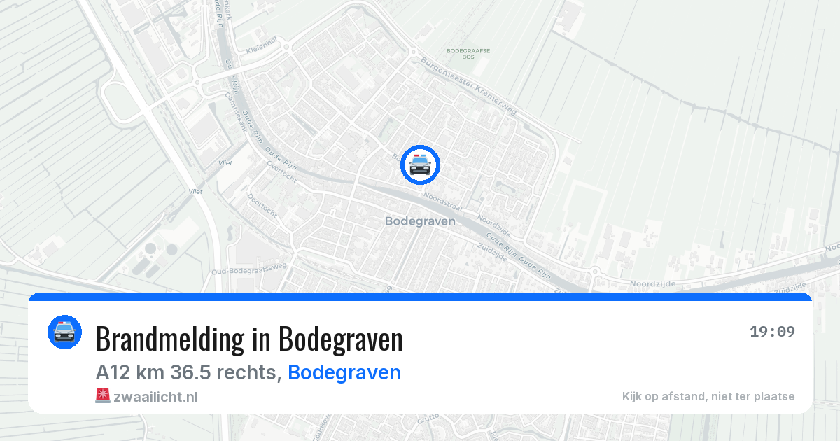 Brandmelding in Bodegraven — 10 jul 2026