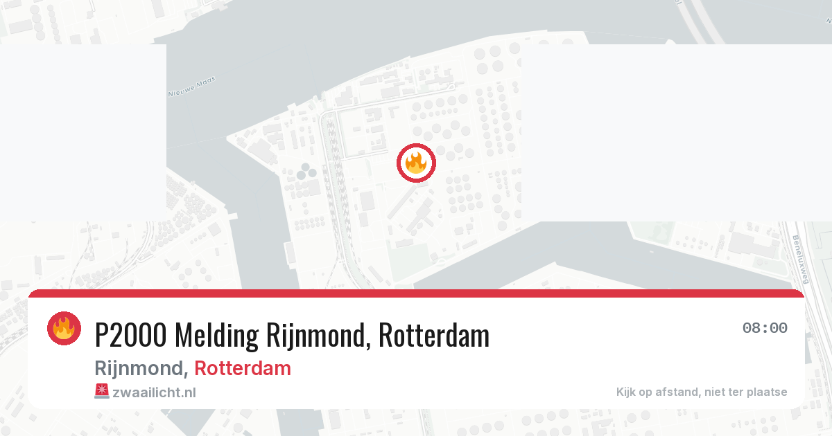 P2000 Melding Rijnmond, Rotterdam — 17 mrt 2026