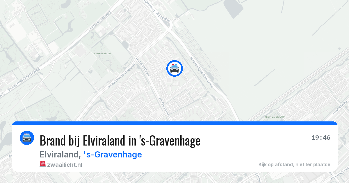 Brand bij Elviraland in 's-Gravenhage — 4 aug 2026