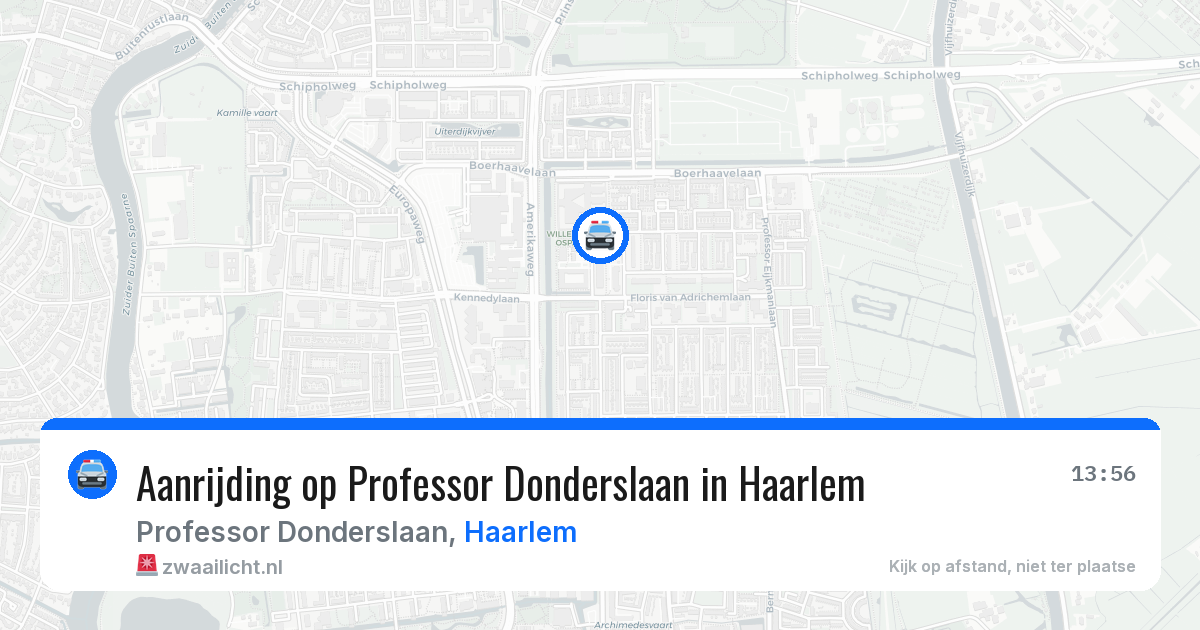 Aanrijding op Professor Donderslaan in Haarlem — 5 mei 2026